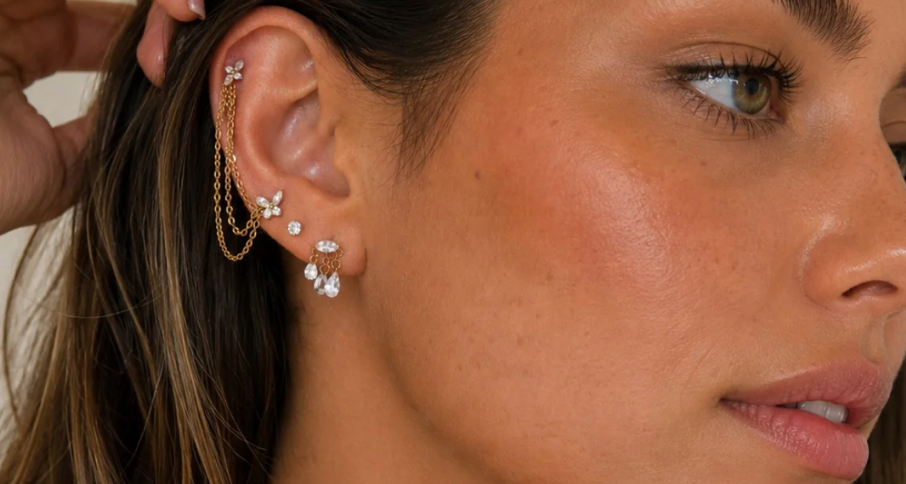 curated ear stacking