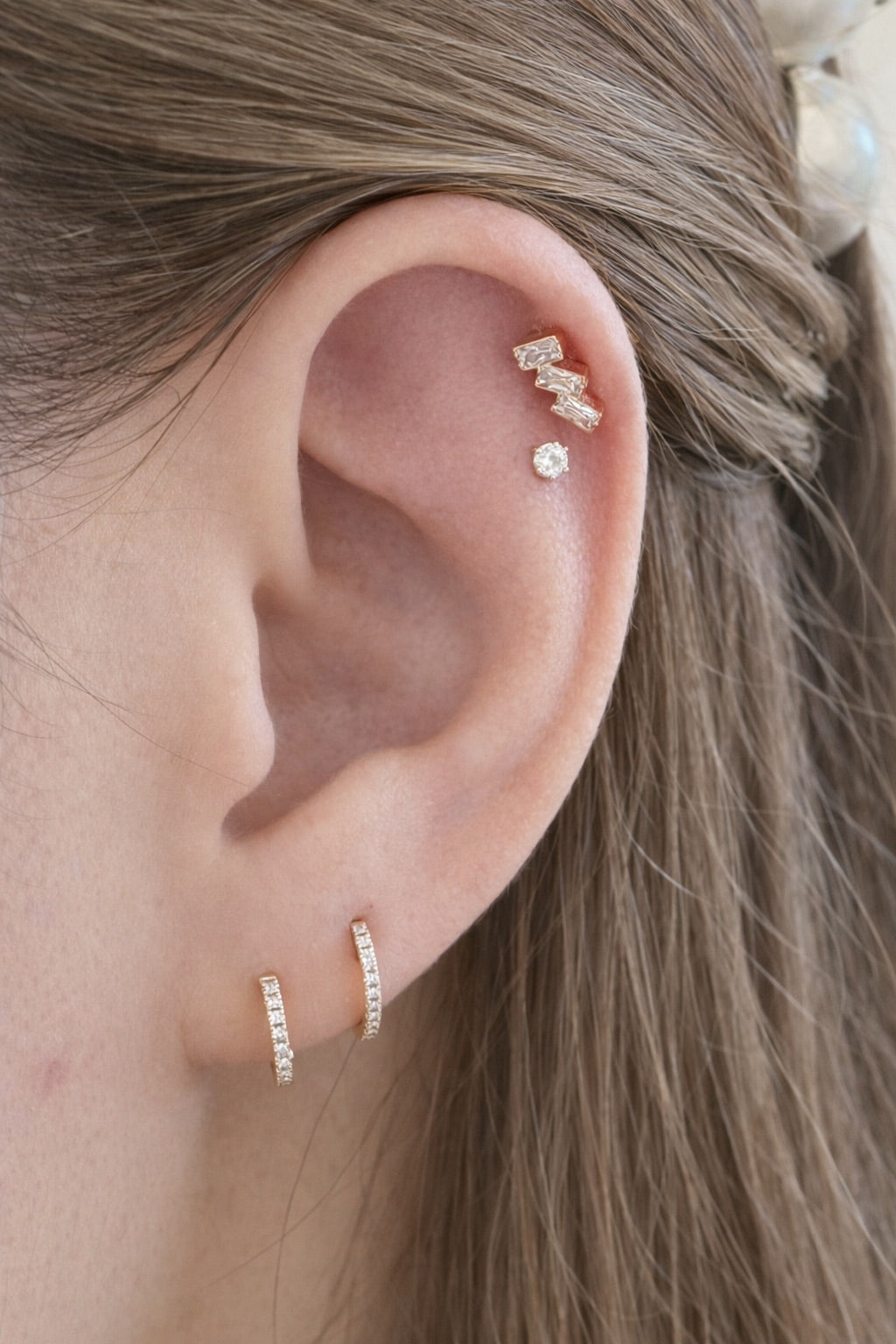 4mm Prong-Set CZ Push-In Stud